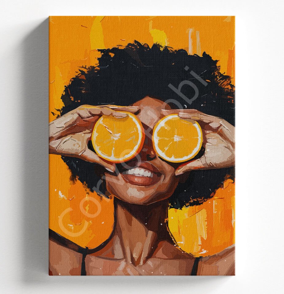 PORTAKAL GÖZLER - SAYILARLA BOYAMA SETİ