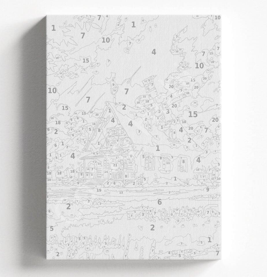 GECE VE EV - SAYILARLA BOYAMA SETİ