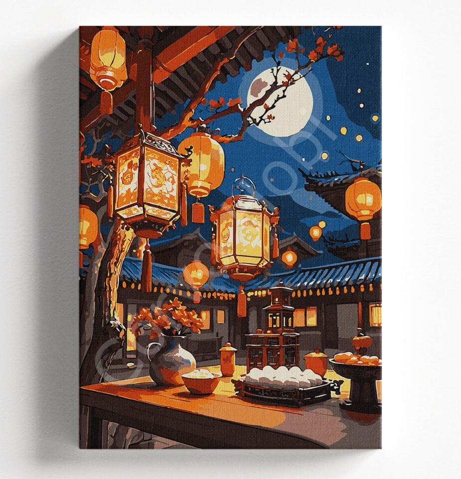 JAPON KÜLTÜRÜ - SAYILARLA BOYAMA SETİ