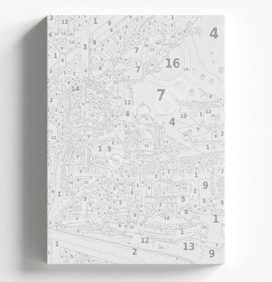 JAPON KÜLTÜRÜ - SAYILARLA BOYAMA SETİ