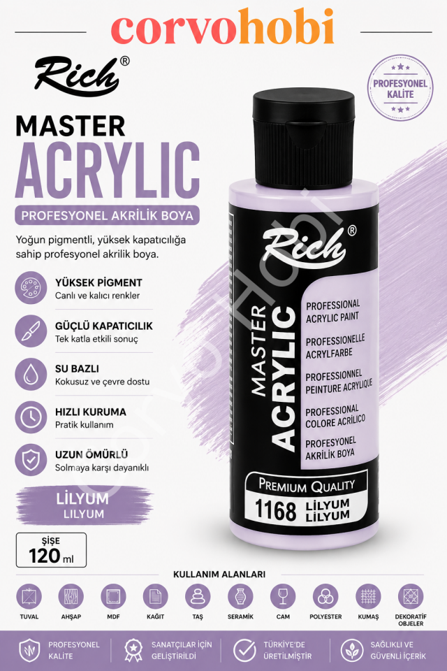 RİCH MASTER 120 CC LİLYUM
