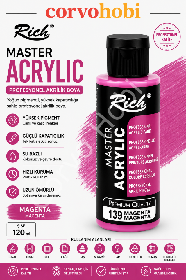 RİCH MASTER 120 CC MAGENTA