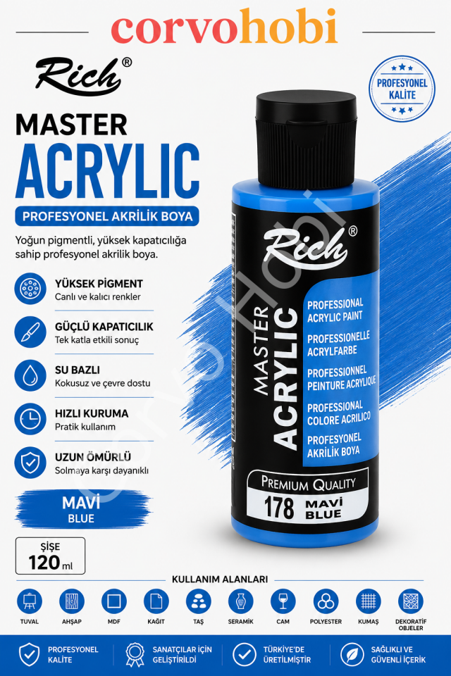 RİCH MASTER 120 CC MAVİ