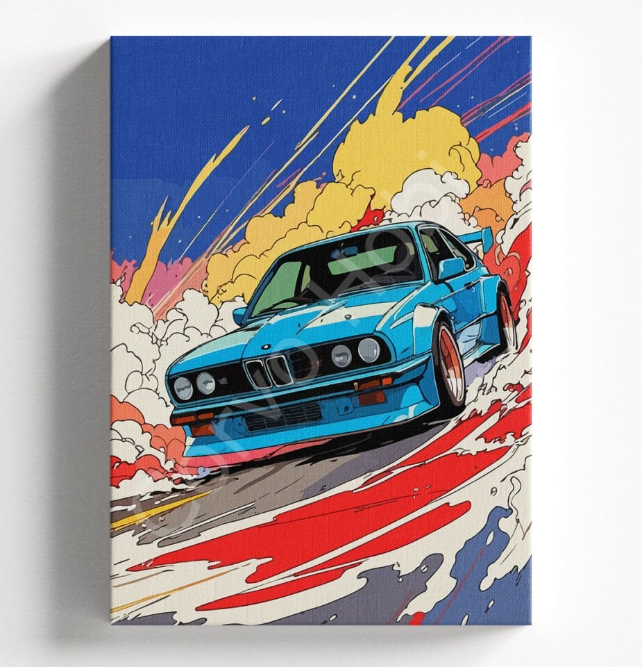 320 ARABA - SAYILARLA BOYAMA SETİ