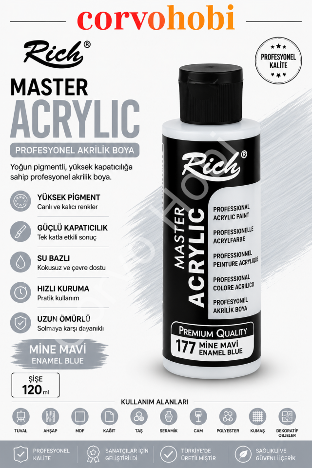 RİCH MASTER 120 CC MİNE MAVİ