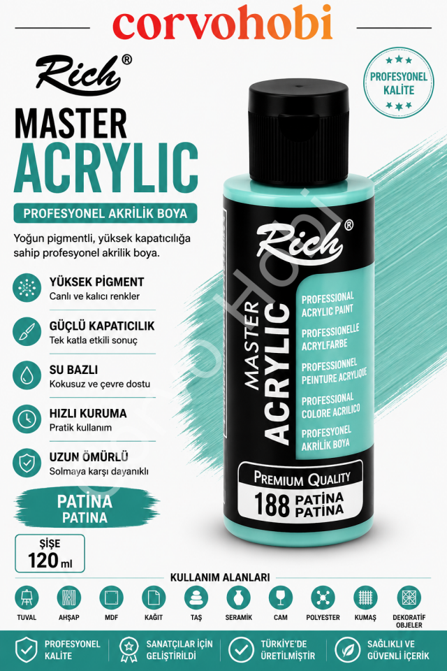RİCH MASTER 120 CC PATİNA