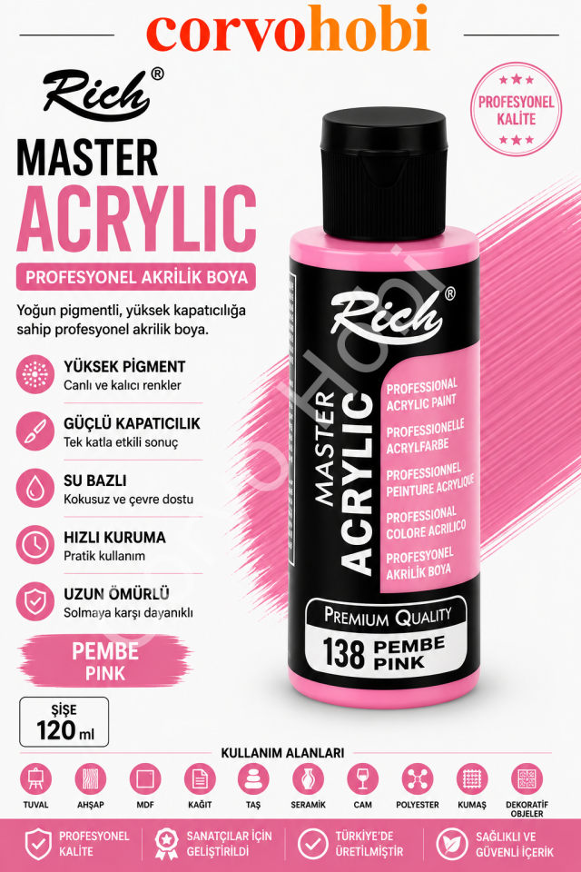 RİCH MASTER 120 CC PEMBE