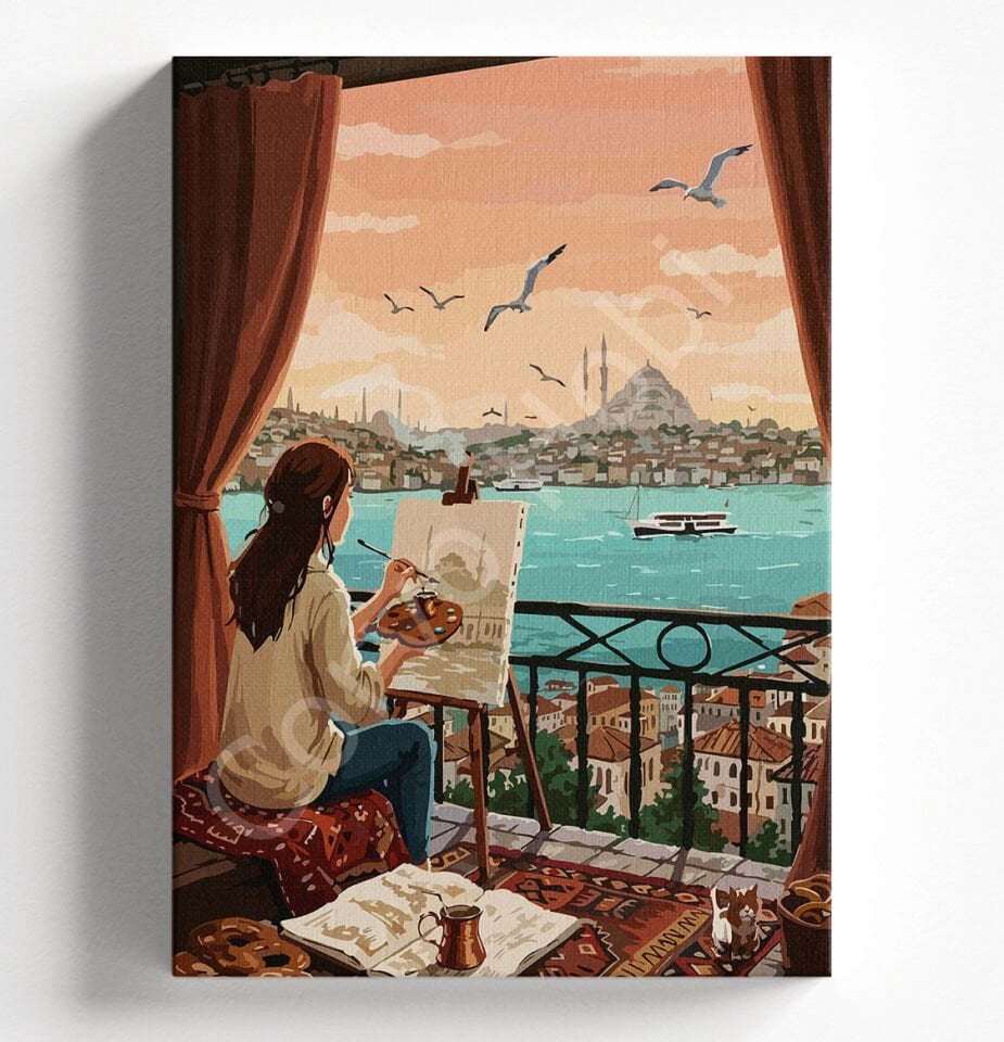 İSTANBUL ÇİZEN - SAYILARLA BOYAMA SETİ