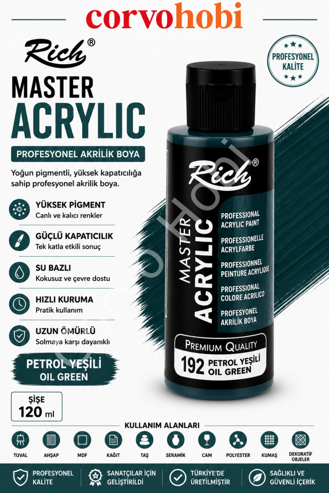 RİCH MASTER 120 CC PETROL YEŞİLİ