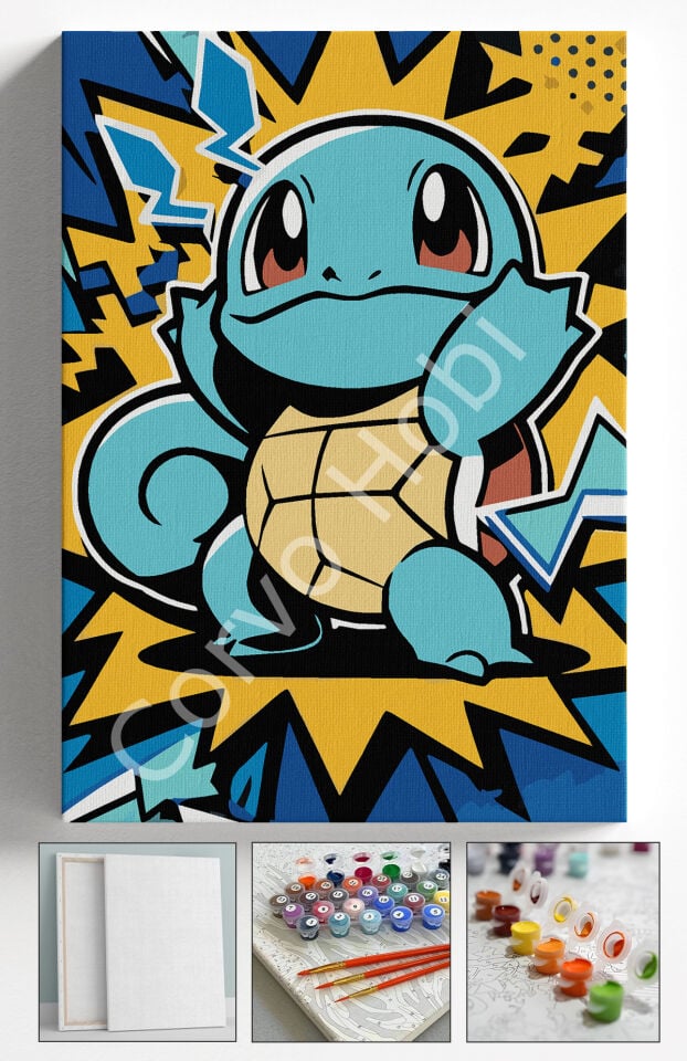 POKESU - SAYILARLA BOYAMA SETİ