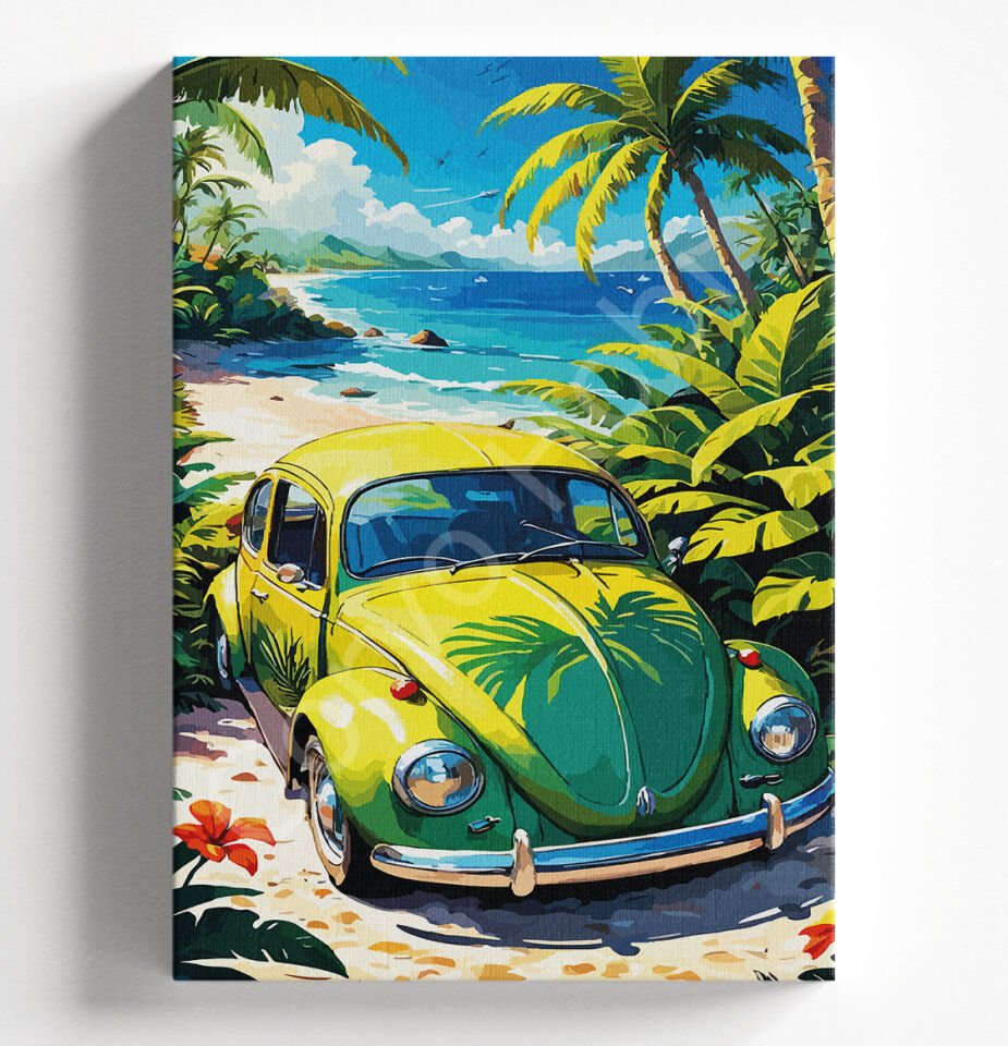 YEŞİL VOSVOS - SAYILARLA BOYAMA SETİ