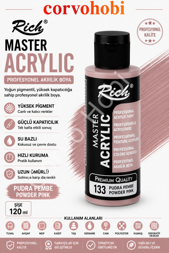 RİCH MASTER 120 CC PUDRA PEMBE