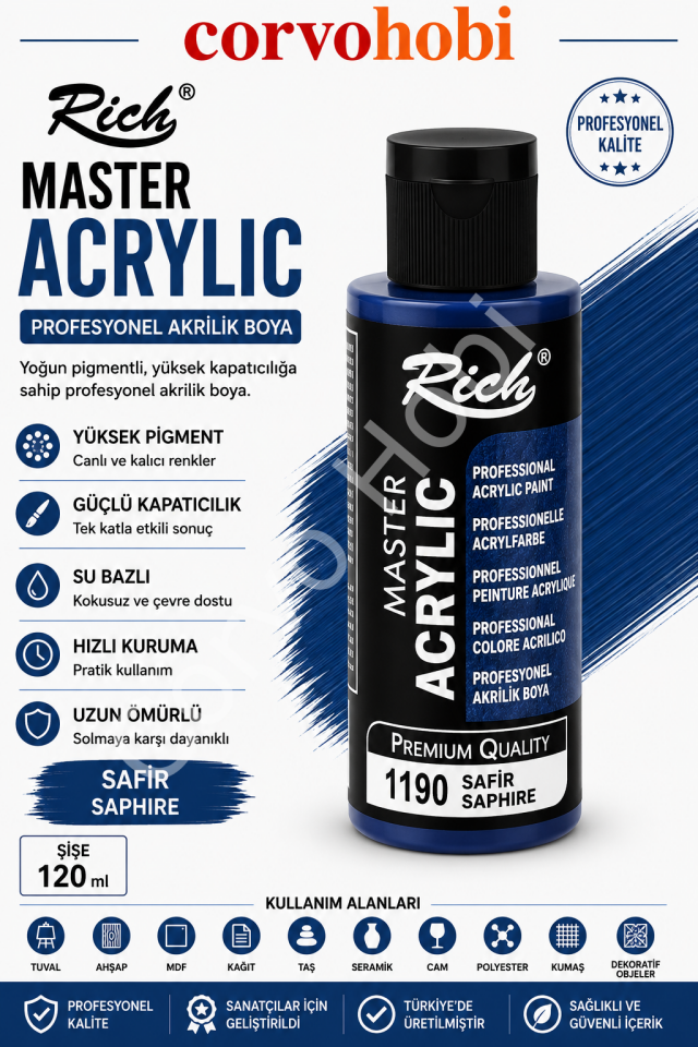 RİCH MASTER 120 CC SAFİR