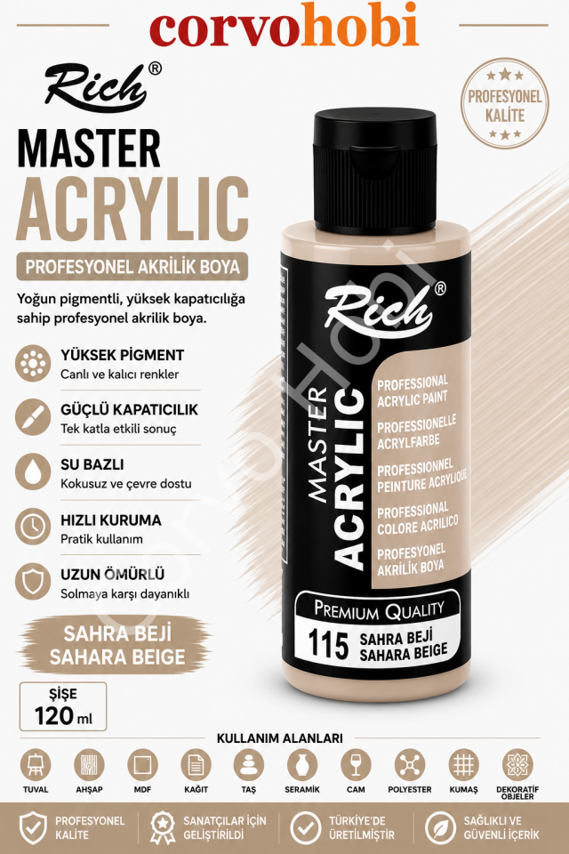 RİCH MASTER 120 CC SAHRA BEJİ