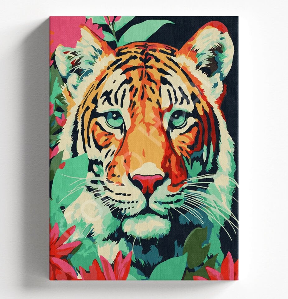 KAPLAN  - SAYILARLA BOYAMA SETİ