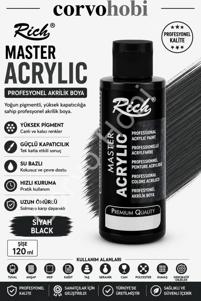 RİCH MASTER 120 CC SİYAH