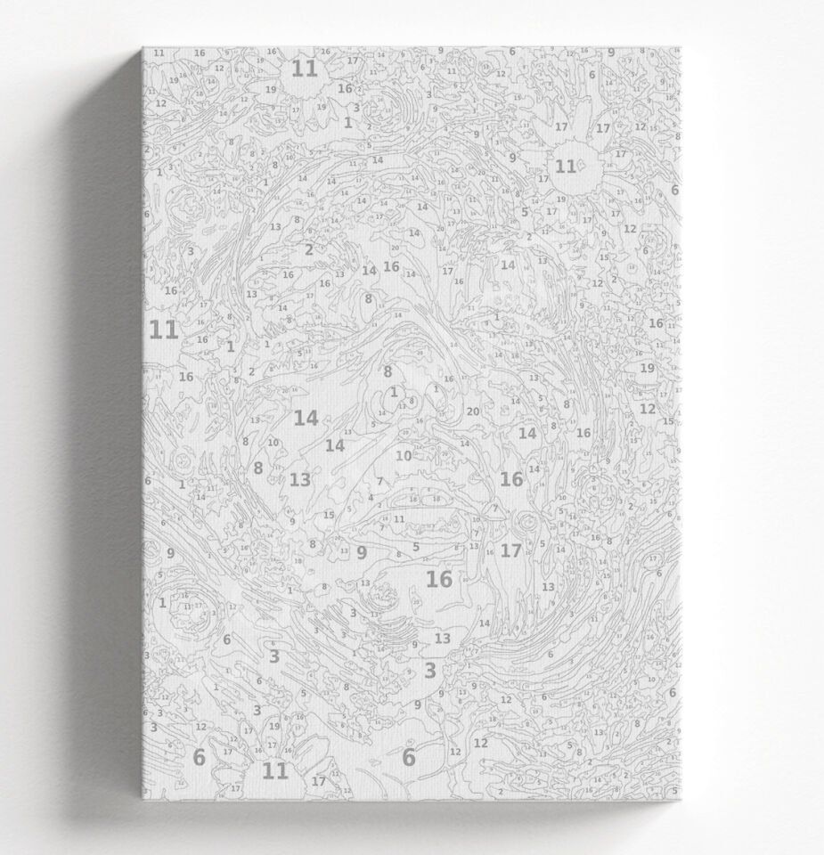 SU VE KADIN - SAYILARLA BOYAMA SETİ