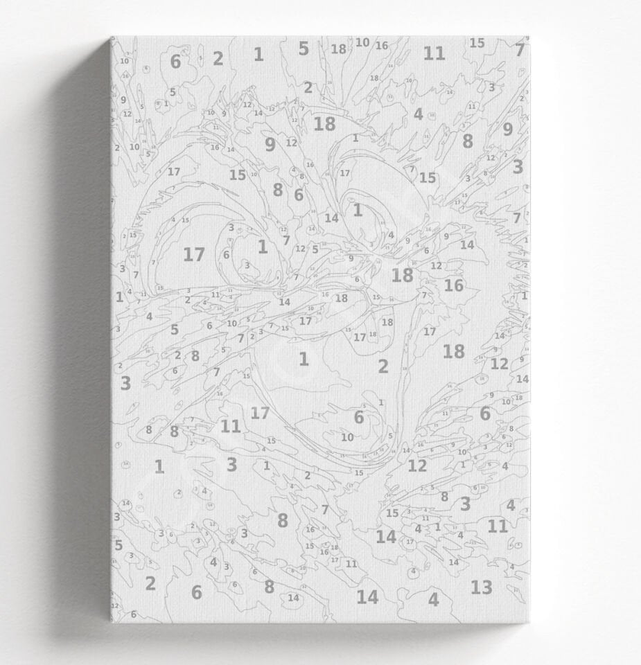 RENKLİ TAVŞAN - SAYILARLA BOYAMA SETİ