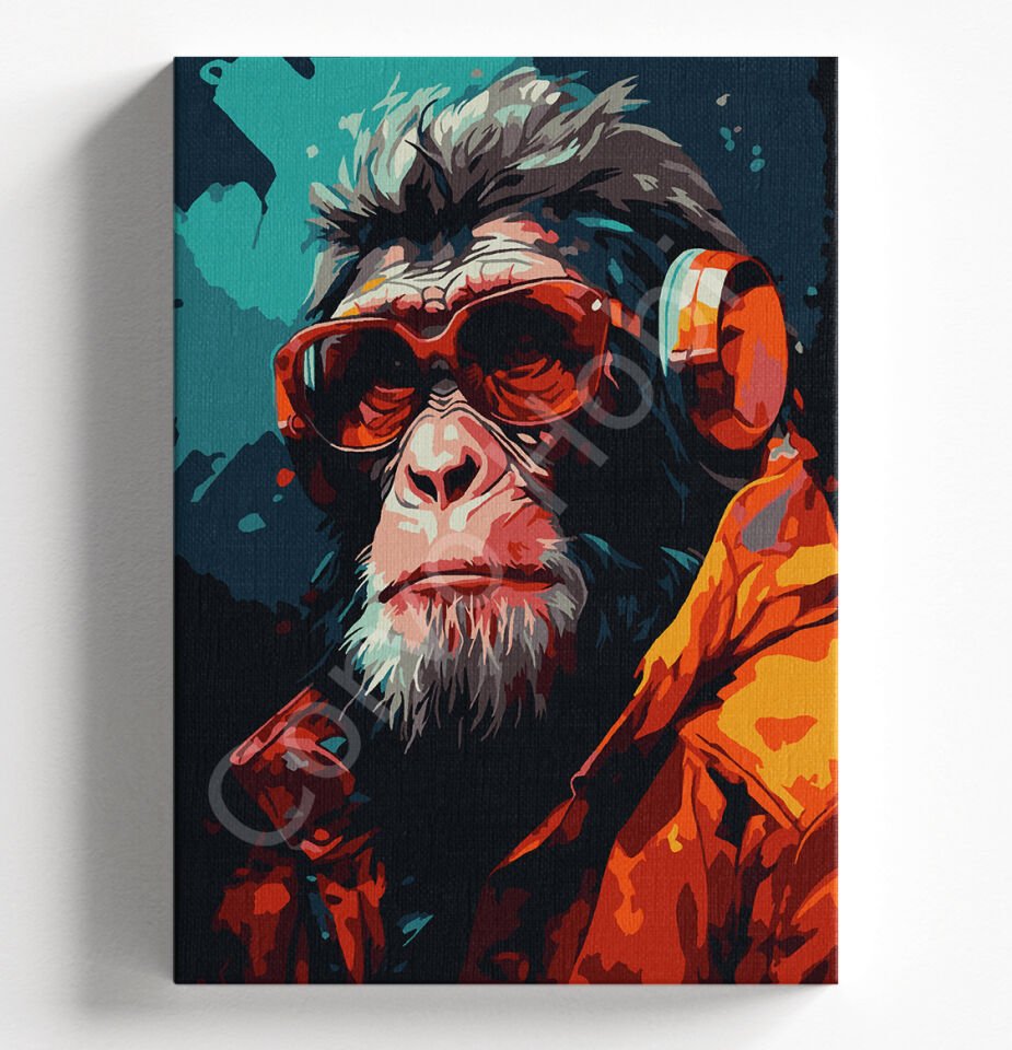 MAYMUN - SAYILARLA BOYAMA SETİ