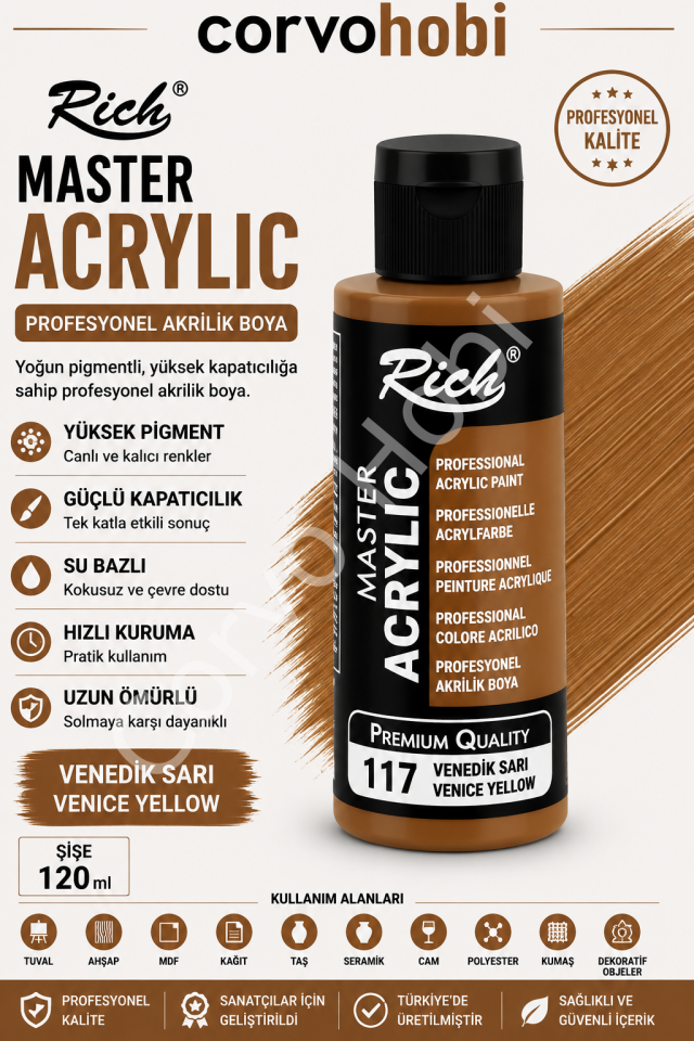 RİCH MASTER 120 CC VENEDİK SARI