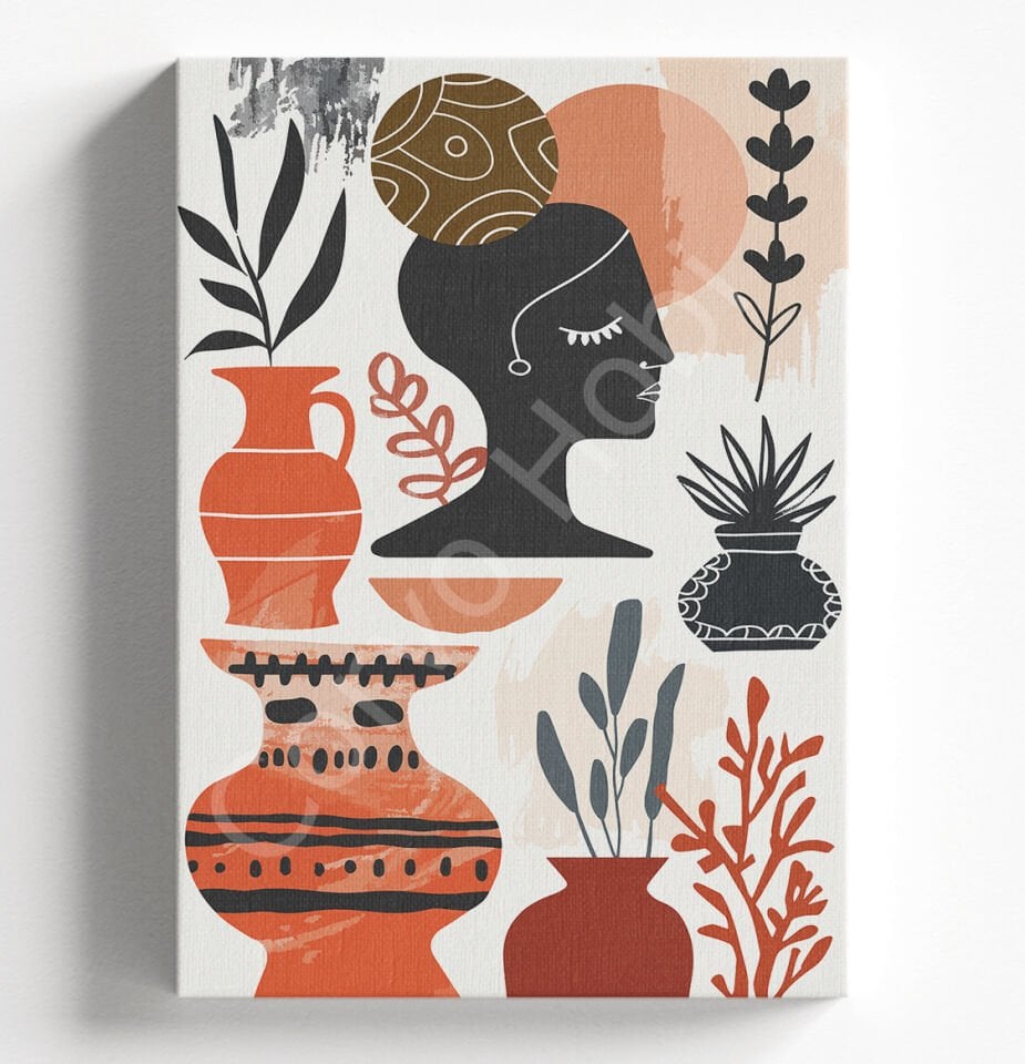 TOPUZ KADIN - SAYILARLA BOYAMA SETİ