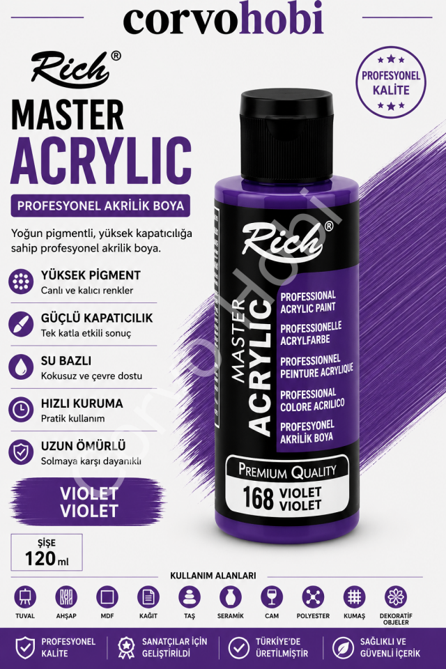 RİCH MASTER 120 CC VİOLET