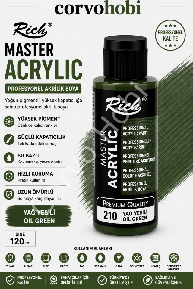 RİCH MASTER 120 CC YAĞ YEŞİLİ