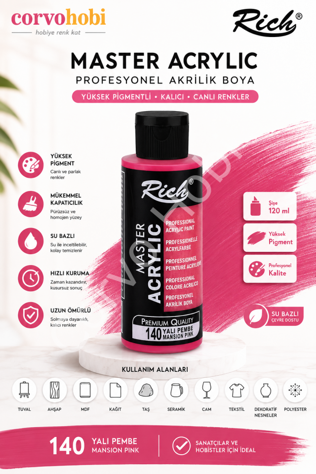 RİCH MASTER 120 CC YALI PEMBE