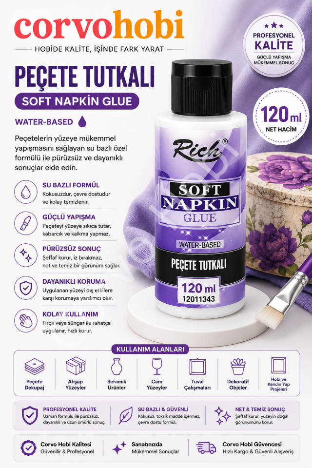 RİCH 120 CC PEÇETE TUTKALI