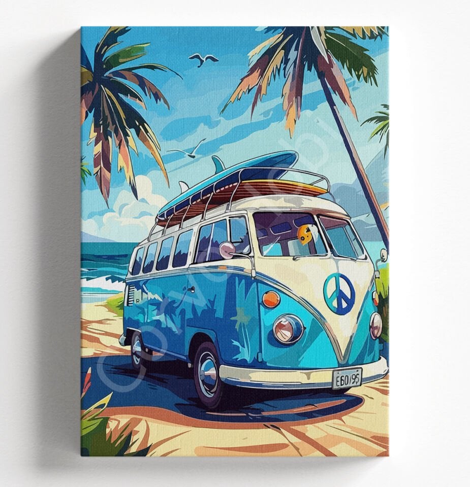 PALMİYE VOSVOS - SAYILARLA BOYAMA SETİ