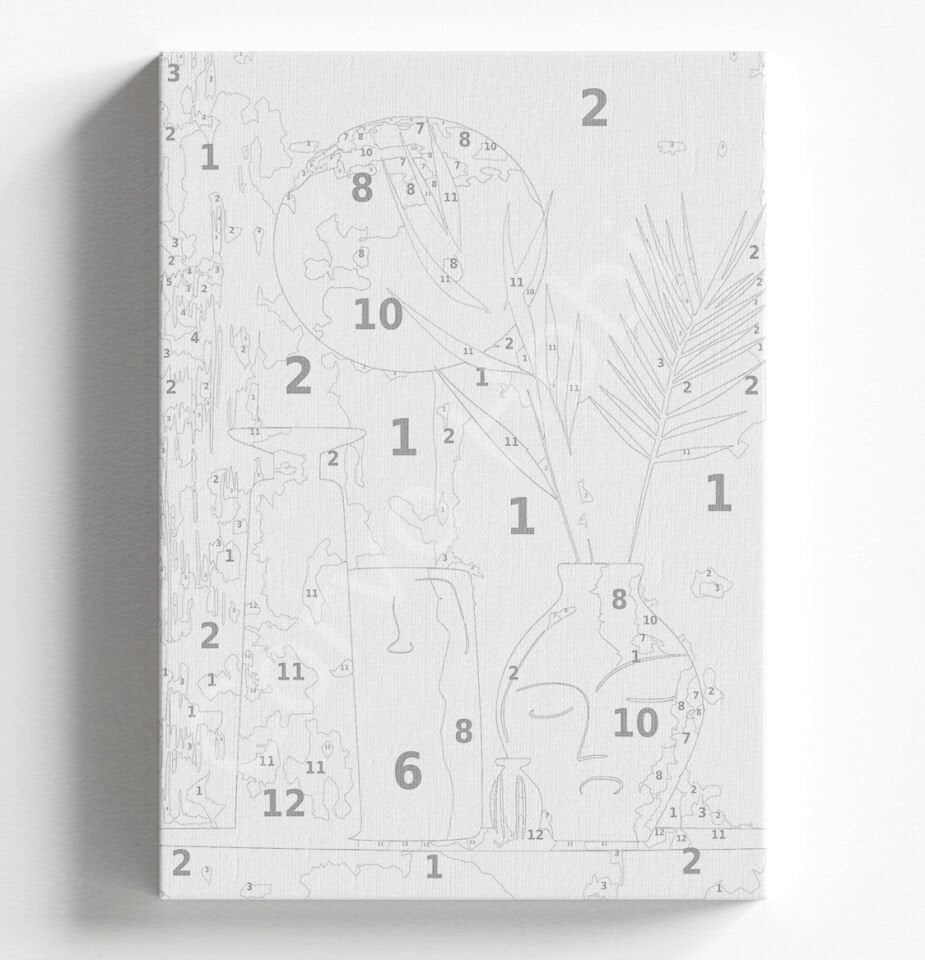 VAZODA 2'Lİ YÜZ - SAYILARLA BOYAMA SETİ