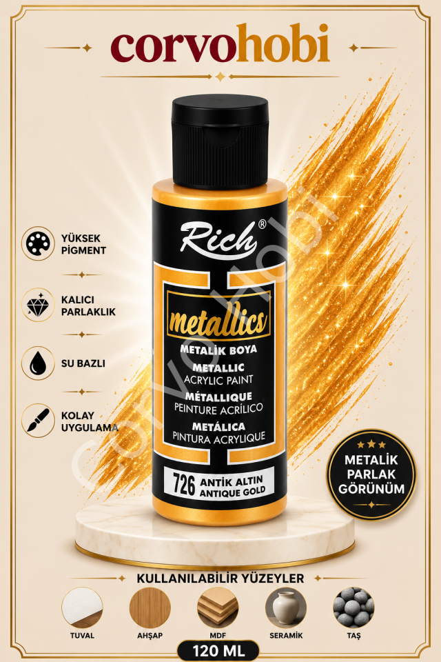 RİCH 120 CC ANTİK ALTIN