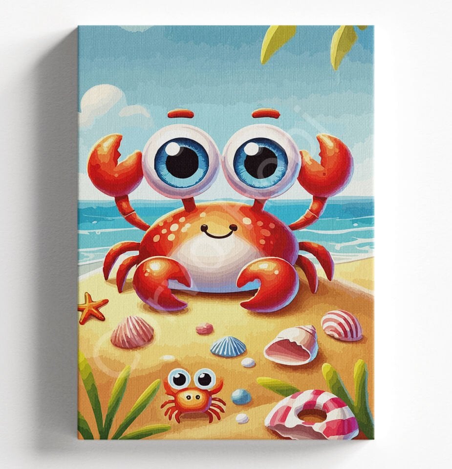 BEBEK YENGEÇ - SAYILARLA BOYAMA SETİ