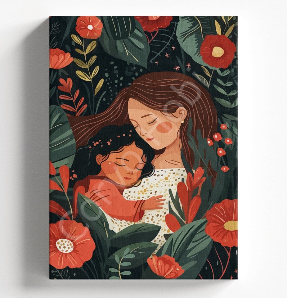 ANNE SEVGİSİ - SAYILARLA BOYAMA SETİ