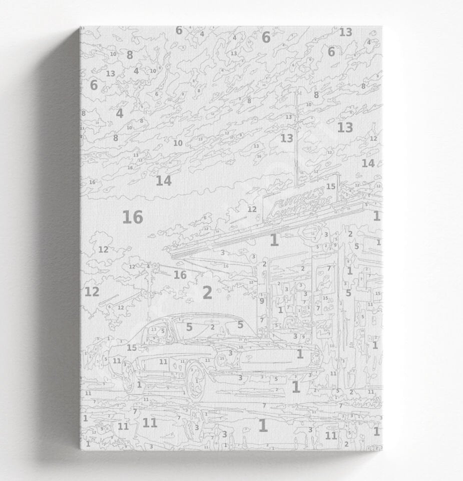 ARABA 01 - SAYILARLA BOYAMA SETİ