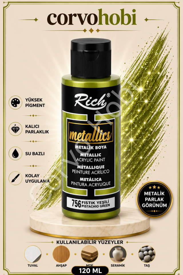 RİCH 120 CC METALİK FISTIK YEŞİLİ