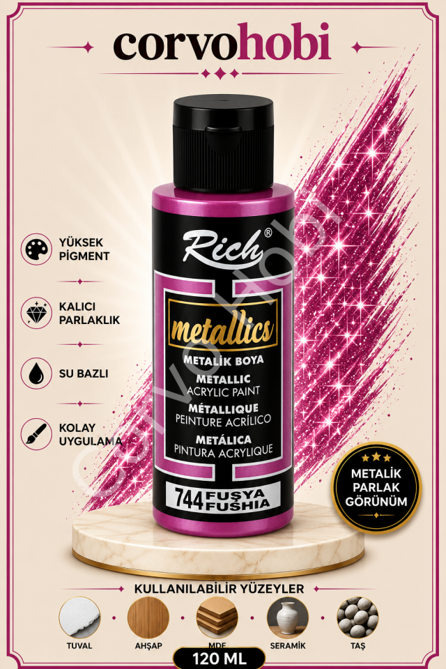 RİCH 120 CC METALİK FUŞYA