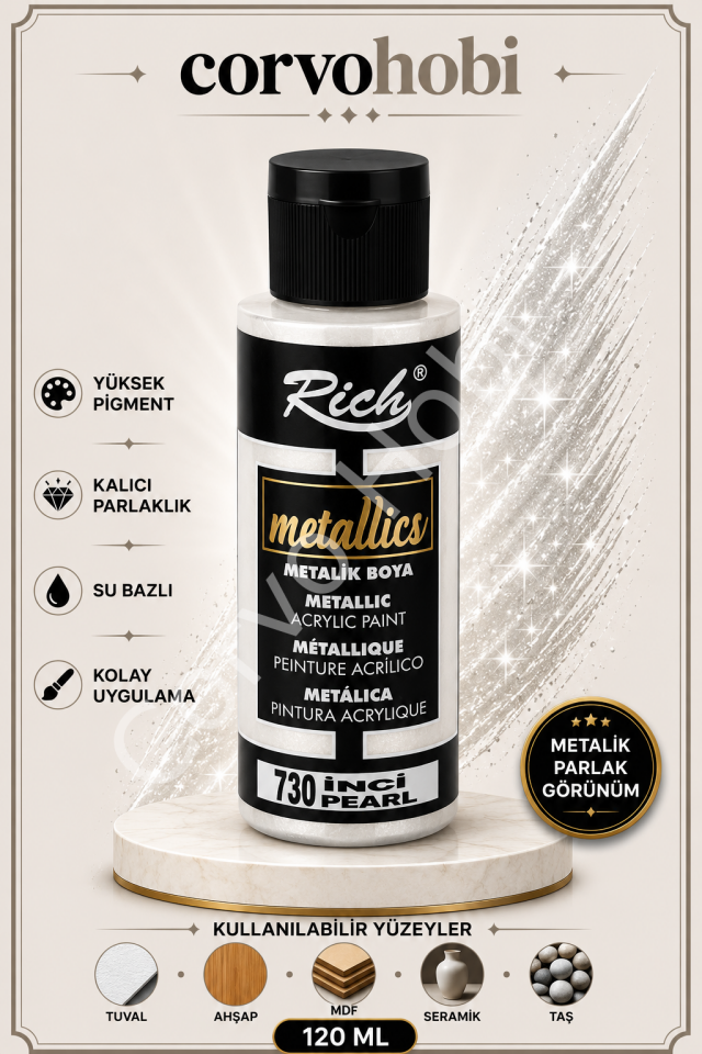 RİCH 120 CC METALİK İNCİ