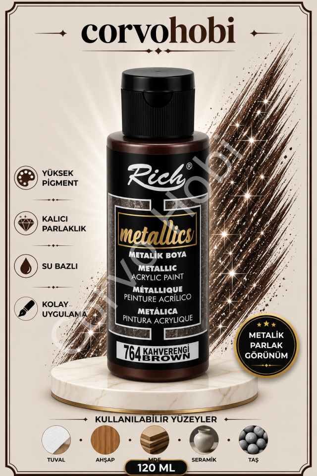 RİCH 120 CC METALİK KAHVERENGİ