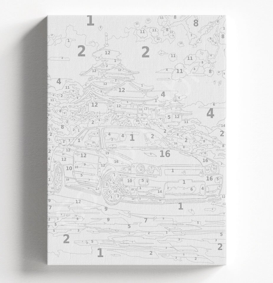 SUBARU - SAYILARLA BOYAMA SETİ