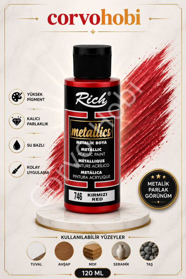 RİCH 120 CC METALİK KIRMIZI