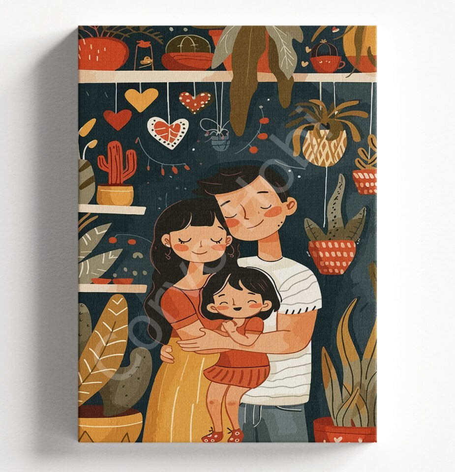 ANNELER GÜNÜ - SAYILARLA BOYAMA SETİ