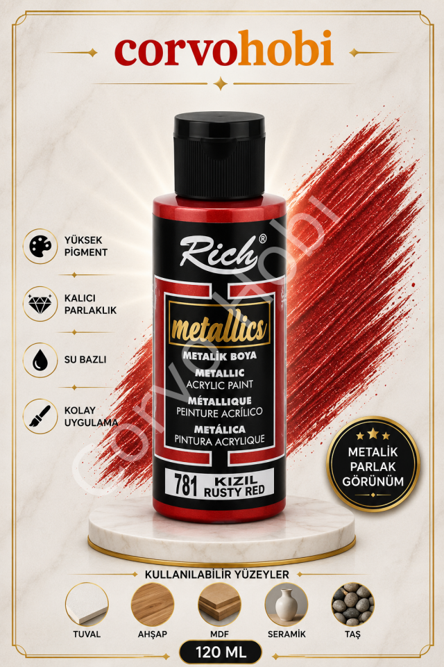 RİCH 120 CC METALİK KIZIL