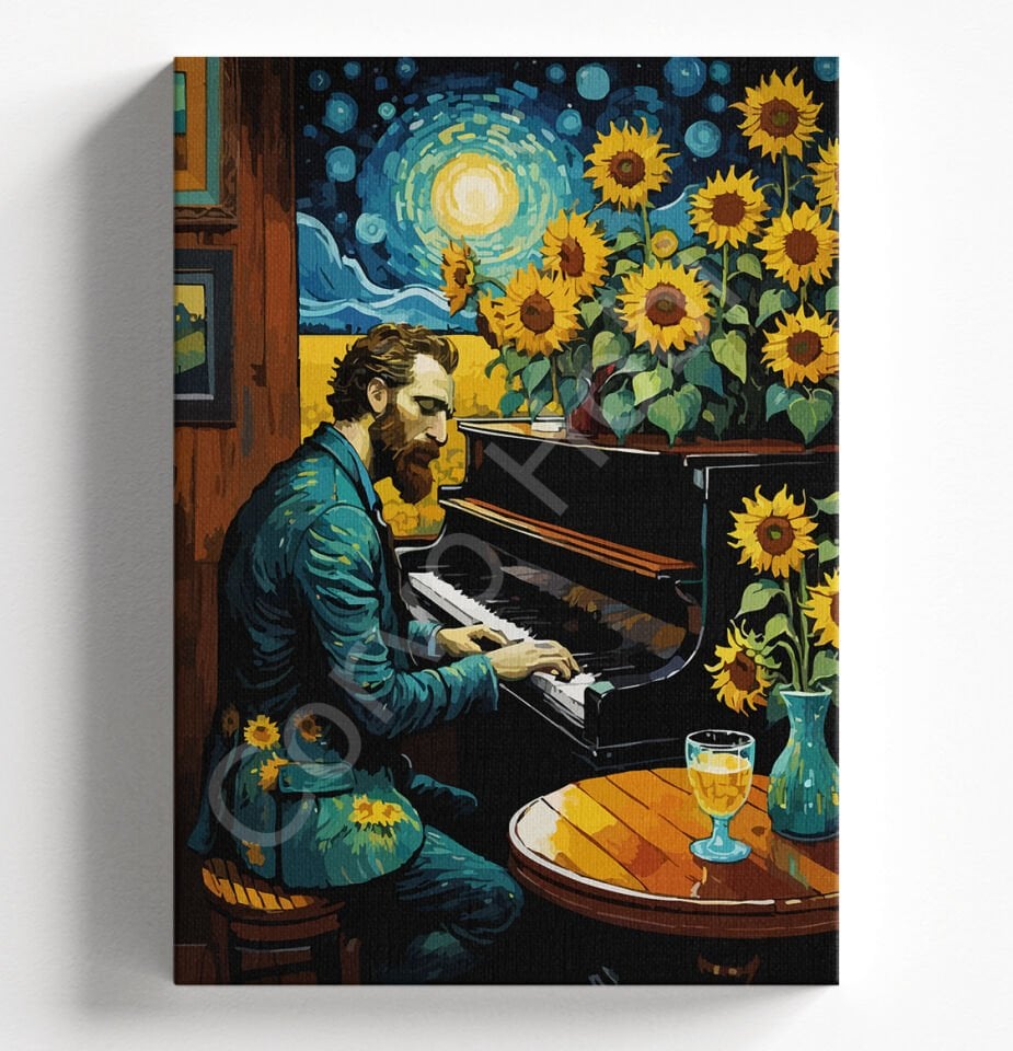 VAN GOGH PİANO - SAYILARLA BOYAMA SETİ