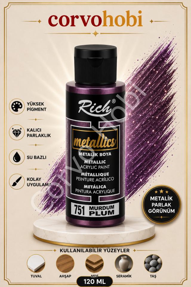 RİCH 120 CC METALİK MÜRDÜM