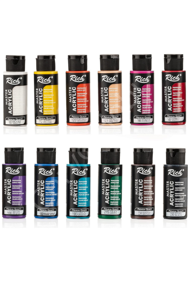 Rich 12'Li 60 Cc Master-Mix Akrilik Set