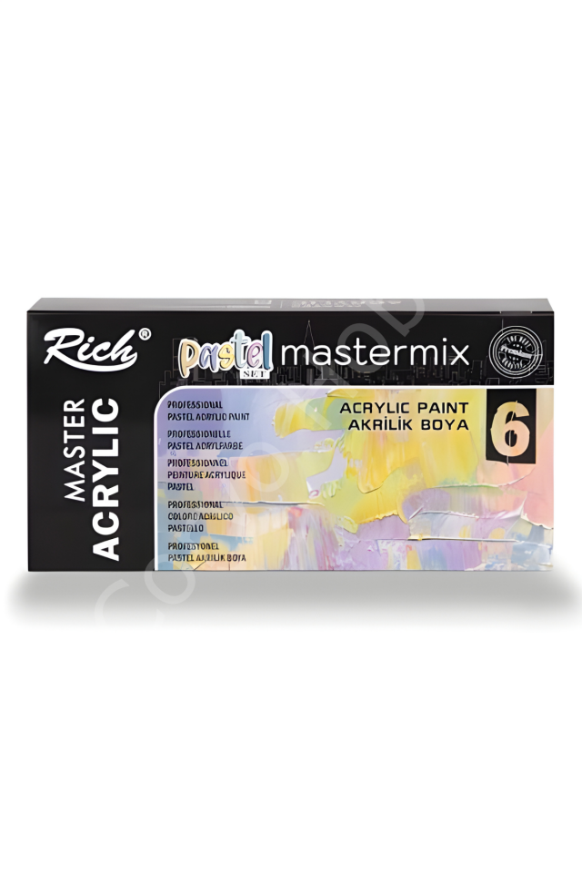 Rich Gold Master Mix Pastel Set 6 Lı