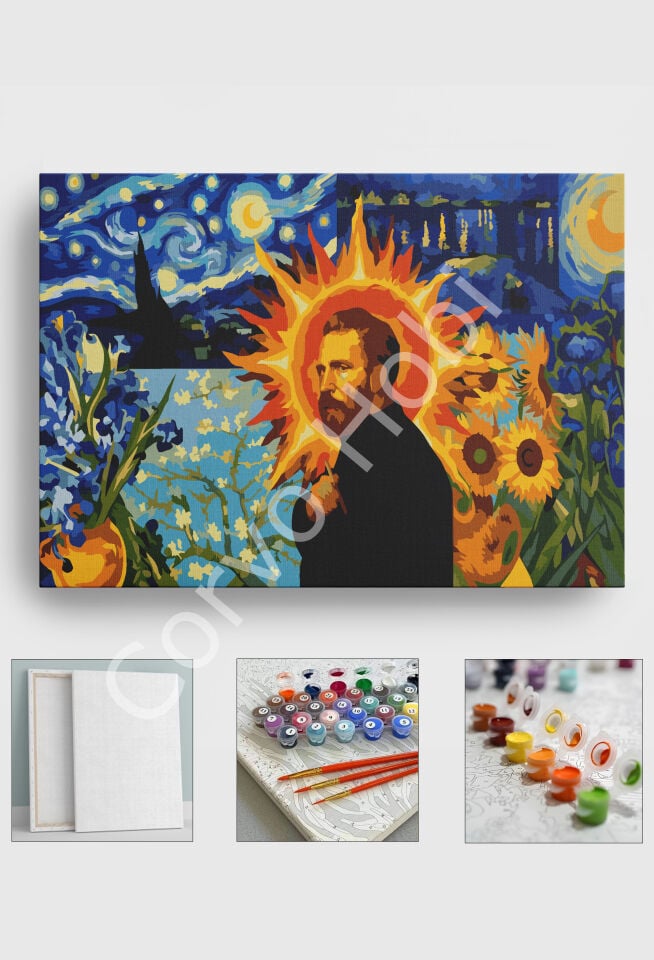 VAN GOGH GÜNEŞ - SAYILARLA BOYAMA SETİ