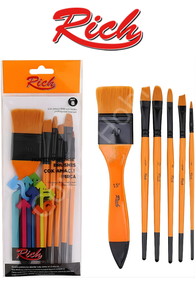 Rich Fırça Seti 6'lı