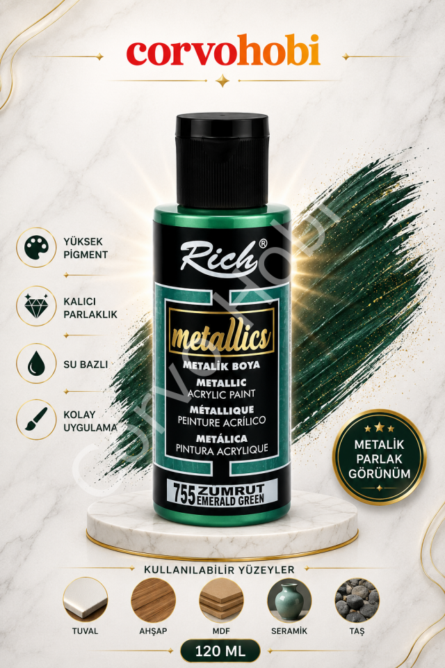 RİCH 120 CC METALİK ZÜMRÜT